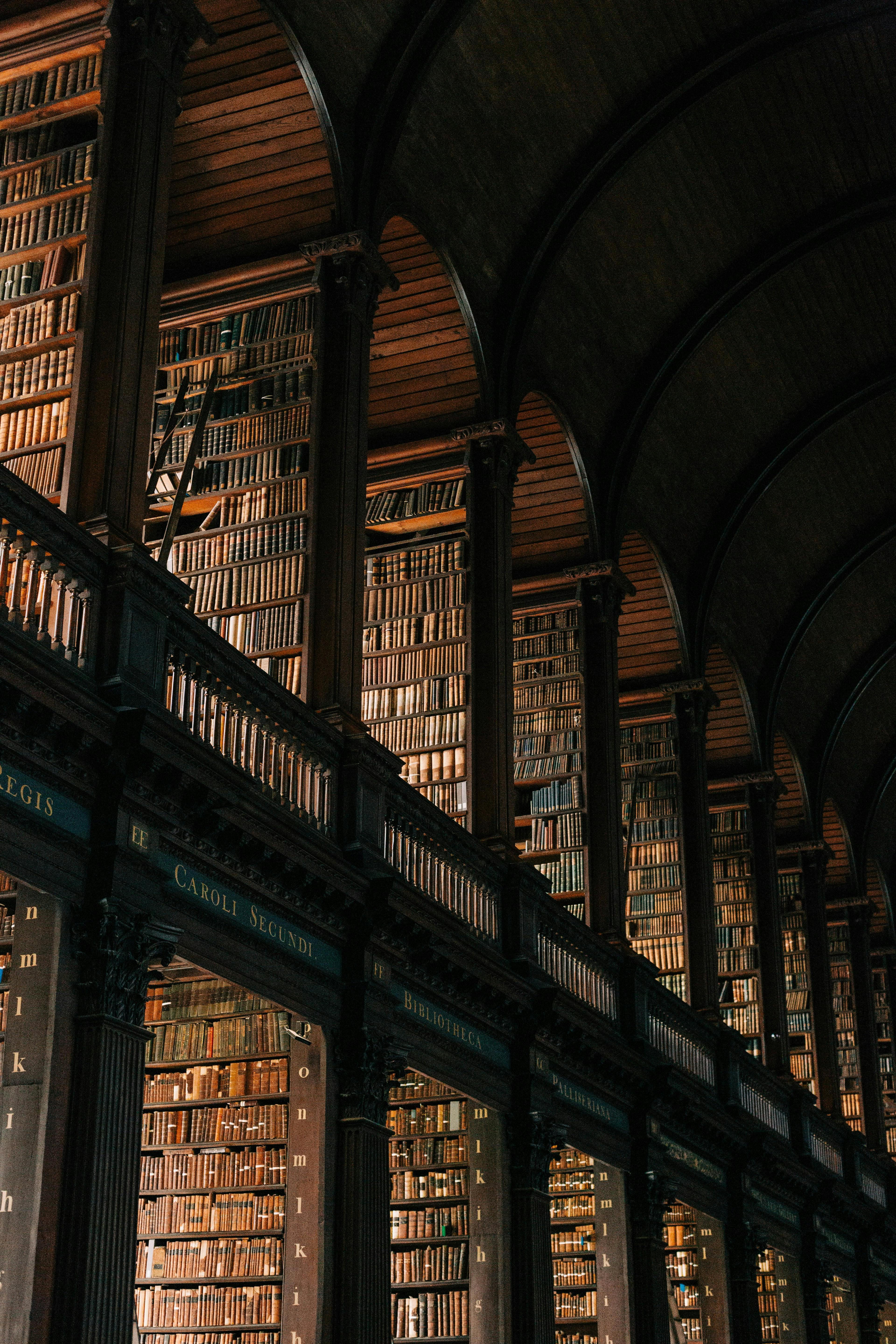 The library of Trinity College, Dublin